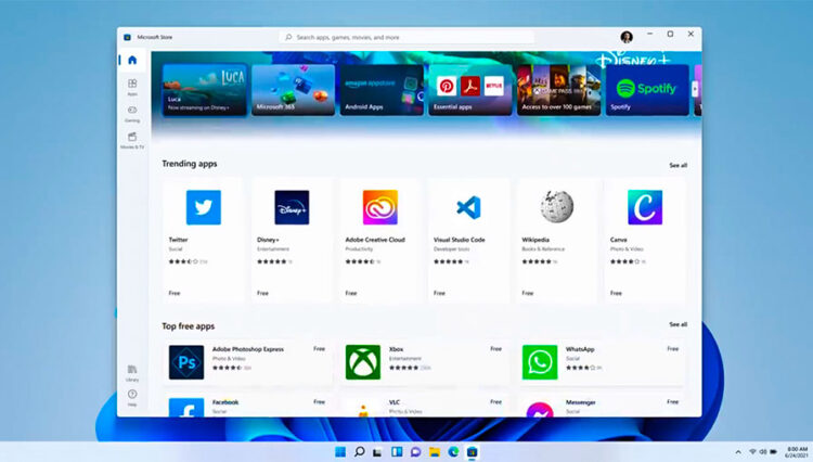 windows 11 available in
