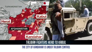 Taliban militants capture Kandahar and head to the capital Kabul