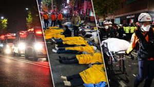 More than 150 people are killed in a stampede during Halloween in South Korea